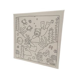 Bastidor Tela Infantil 30cmx30cm Booby Goods Buseo