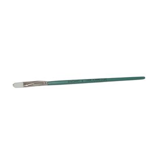 Pincel 068 #6 Plano Cerda Blanca Pelo Sintético Sfb0068