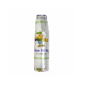 Vasos Plásticos 10 Onz Transparente Pqtx50un Bopp