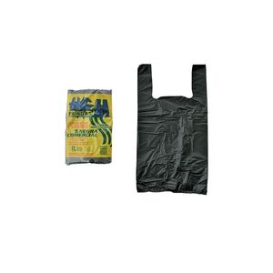 Fundas Plásticas Camiseta 15 Negra Pqtx100un