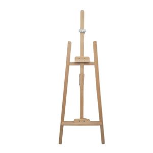 Caballete Mediano Tripode 150cm Alto Lacado Natural Jm240669