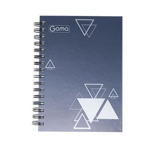 Cuaderno cosido 200hjs cuadros pasta dura diseño masculino