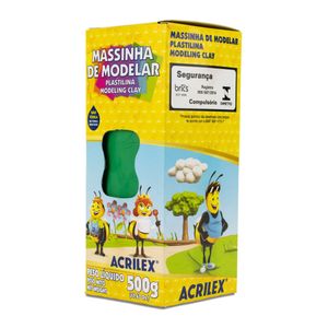 Plastilina en barra 500grs verde musgo 7001/513.0