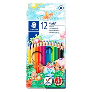 Lápices de Colores Largos Hexagonales Noris Club Jgox12un