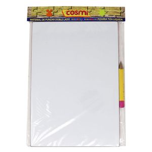 Tablero para punzar foamy/tiza líquida+punzón