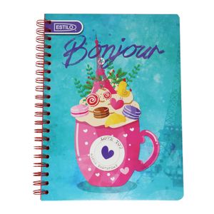 Cuaderno Espiral A4 200hjs 1 Línea Económico Estilo