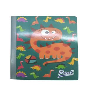Cuaderno cosido 100 hojas cuadros económico Dinosaurio