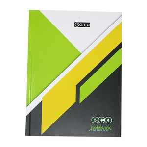 Cuaderno Cosido 80hjs Sin Líneas Pasta Dura Eco Notebook