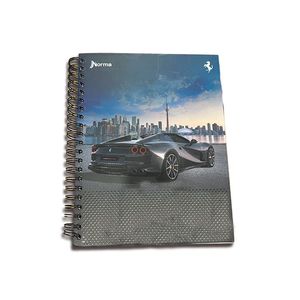Cuaderno Espiral A4 100Hjs 1 Línea Durabook Ferrari