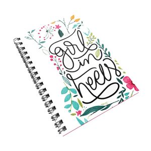 Cuaderno Espiral A4 100hjs Cuadros Pasta Dura