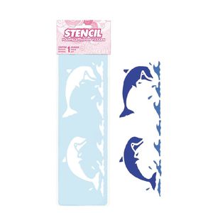 Plantilla Delfines 30cmx10cm 30004/1285
