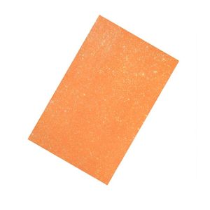 Foamy Escarchado 65cmx90cm Naranja Lm.Pe.P05