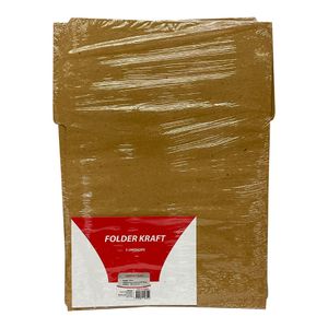 Folder Oficio de Cartulina Kraft 235Gr
