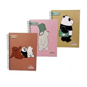 Cuaderno Espiral A hjs Cuadros Pasta Dura Osos Escandaloso