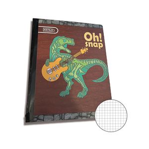 Cuaderno Cosido 100Hjs Cuadros Gama Media Dinomite