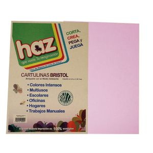 Cartulina Bristol A4 Rosado