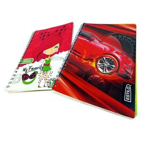Cuaderno Espiral A4 100Hjs Cuadricula 3X3 Económico Estilo