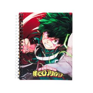 Cuaderno Espiral A4 100hjs Cuadros My Hero Academy