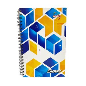 Cuaderno Espiral A5 100hjs Cuadros Smart Escri-Caic