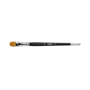 Pincel  #16 Lengua De Gato Pelo Sintético Dorado Mc Negro