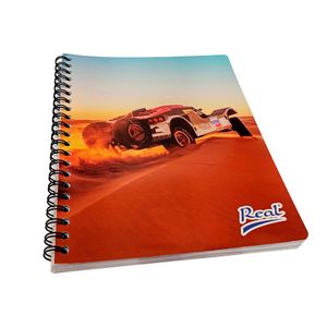 Cuaderno espiral A4 100 hojas cuadros Carro Desierto