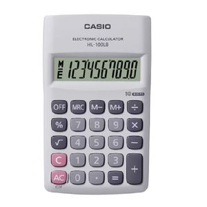 Calculadora 10 Dígitos Bolsillo Hl-100lb Blanco Casio