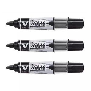 Marcador Pizarra Pta Redonda Negro Recargable  Pilot