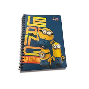 Cuaderno Espiral A4 100Hjs Cuadros Minions