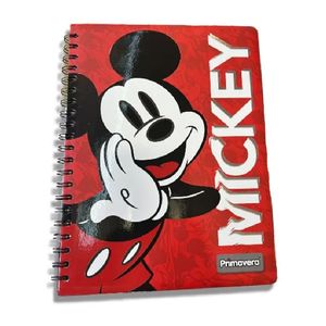 Cuaderno Espiral A4 100hjs 1 Línea Pasta Dura Minnie