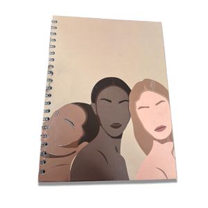 Cuaderno Espiral A4 100Hjs Cuadros Chic
