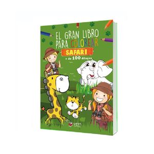 El Gran Libro Para Colorear Safari Edarsi