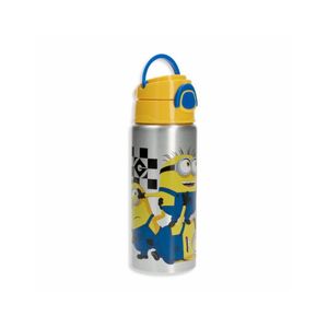 Botella Tomatodo Aluminio C/Seguro Minions 600 Ml 1090