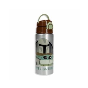 Botella Tomatodo Aluminio C/Seguro Baby Yoda 600 Ml 1092