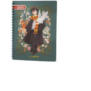 Cuaderno Espiral A4 100hjs 4 Lineas Harry Potter