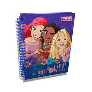 Cuaderno Espiral A4 100Hjs 1 Línea Princesa Disney