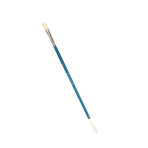 Pincel 001 #10 Plano Cerda Blanca Pelo Sintético Sfb0001