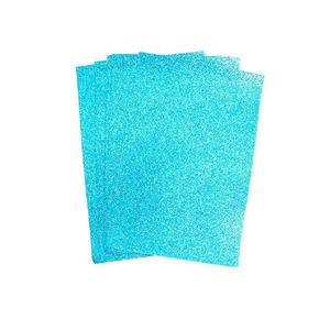 Foamy Escarchado A4 Turquesa Lm.Pe.19