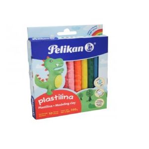 Plastilina En Barra Delgadas Largas Colores Cjax10un Pelikan