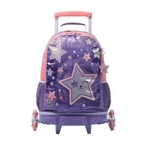 Mochila Ruedas Infantil Star Cat L Nina Estampado Mjstcql