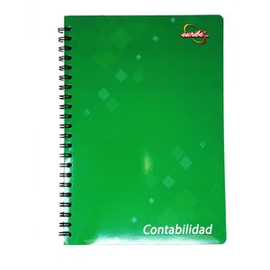 Cuaderno Espiral A4 100hjs 3 Columnas Contabilidad Order