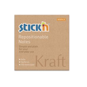 Notas Adhesivas Mediana De Color Kraft