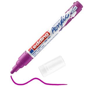 Marcador Acrílico Violeta E-5100