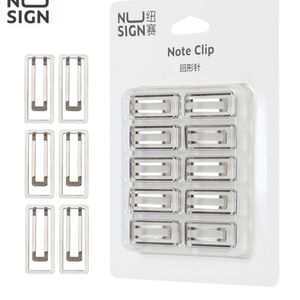 Clips Plateado Para Notas Set 10uni Ns106
