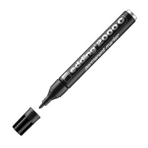 Marcador Permanente mm Pta Redonda Negro Ec Recargabl Alum