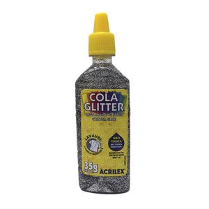 Pega Especial Con Escarcha 35grs Plata Glitter