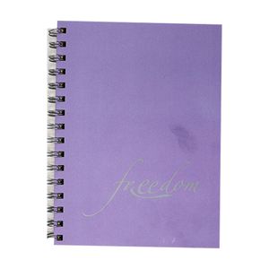Cuaderno Espiral A5 75hjs Sin Líneas Pasta Dura Touch 80gr