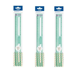Regla Plastica  Cm Transparente Verde New Look nl Milan