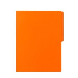 Folder Cartulina Manila 180grs Oficio Naranja Sin Vincha