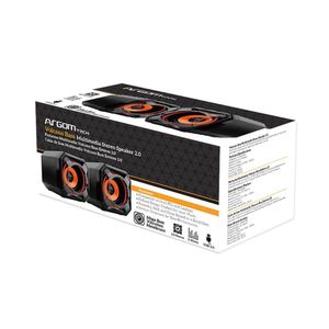 Parlante De Escritorio Sp 1049bk 5watts 2.0 Multimedia 3.5mm