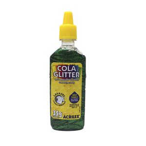 Pega Especial Con Escarcha 35grs Verde Glitter